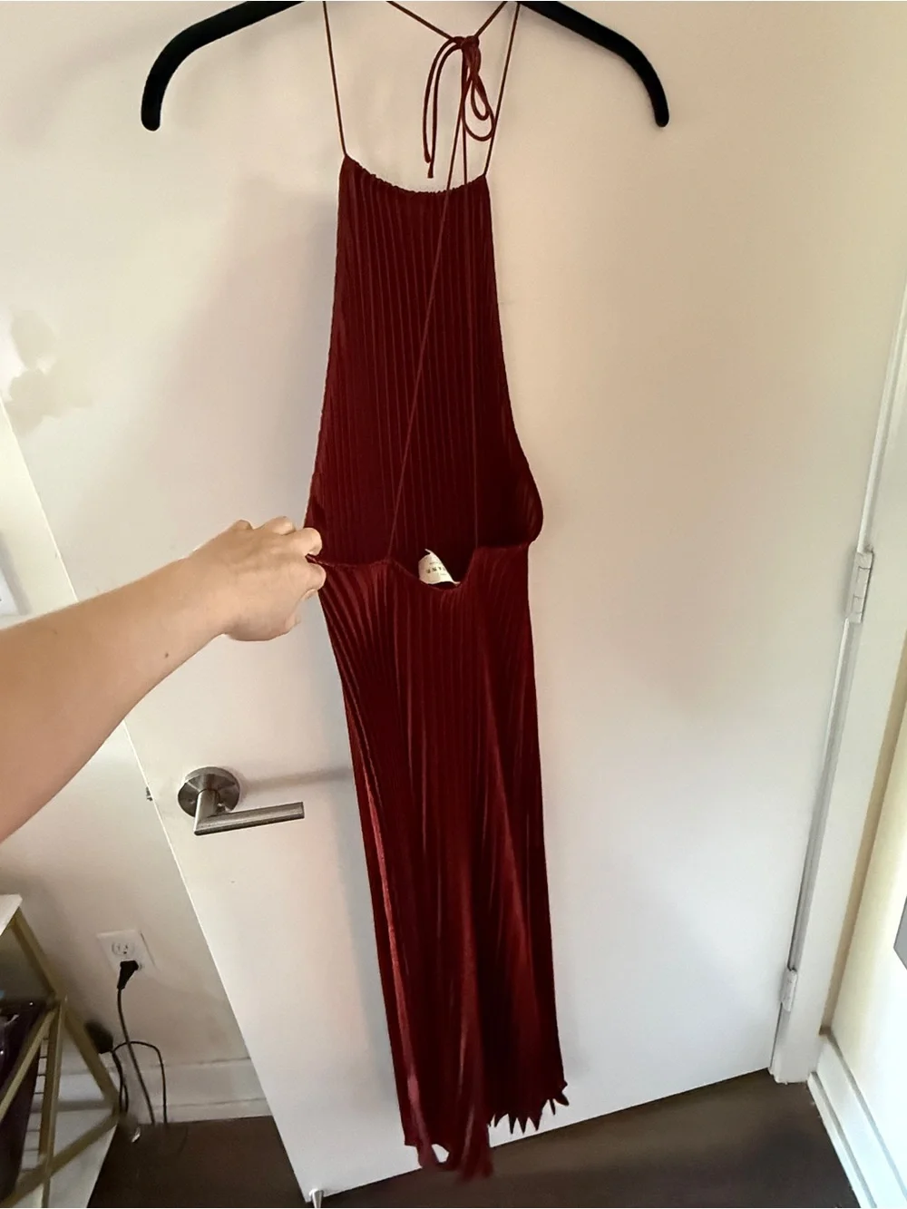 Sezane Layla Dress Terracotta 36/4 - Picture 7 of 11